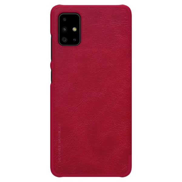 Husă pentru smartphone Samsung Galaxy A51 Nillkin/ Flip Cover/ Piele/ Red photo 2