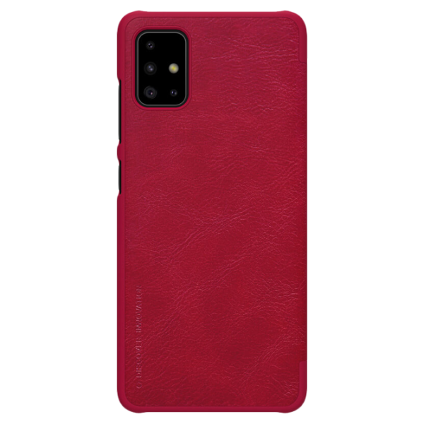 Husă pentru smartphone Samsung Galaxy A51 Nillkin/ Flip Cover/ Piele/ Red photo 2