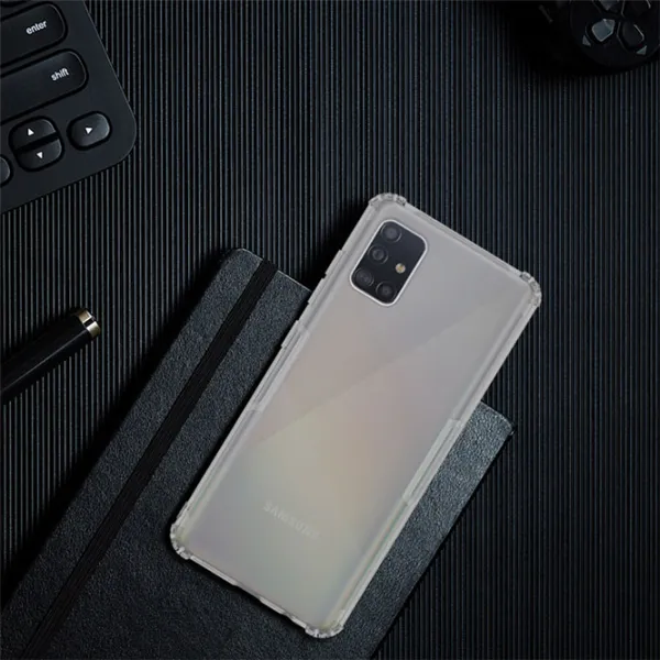 Husă pentru smartphone Samsung Galaxy A51 Nillkin/ Back/ TPU/ Gray Transparent photo 5