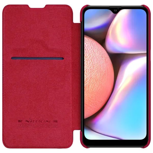 Husă pentru smartphone Samsung Galaxy A10s Nillkin/ Flip Cover/ Piele/ Red photo 3