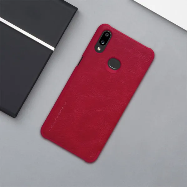 Husă pentru smartphone Samsung Galaxy A10s Nillkin/ Flip Cover/ Piele/ Red photo 4