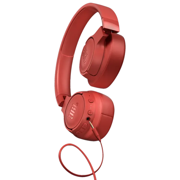 Căști JBL T750BTNC Coral Red Fără fir/ Personal photo 3