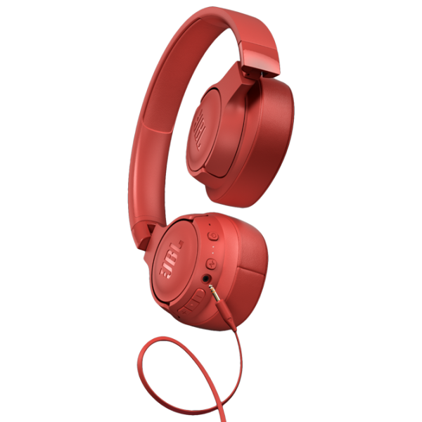 Căști JBL T750BTNC Coral Red Fără fir/ Personal photo 3