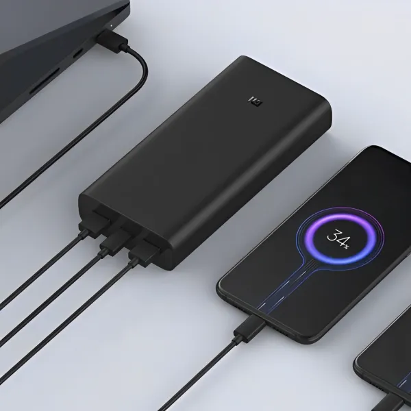 Power Bank Xiaomi Mi 3 Pro 20000 mAh/ Black photo 5 Power Bank Xiaomi Mi 3 Pro 20000 mAh/ Black photo 5