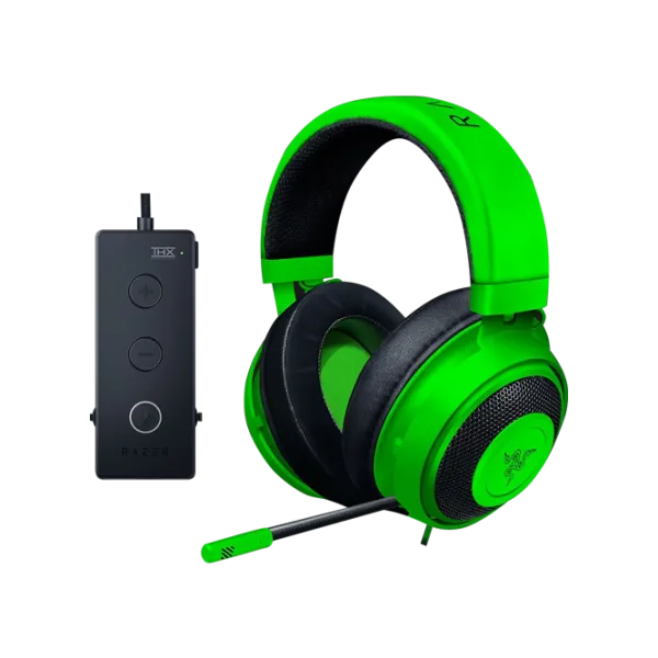 Căști Razer Kraken Tournament Edition Green Cu fir/ Gaming photo 2 Căști Razer Kraken Tournament Edition Green Cu fir/ Gaming photo 2