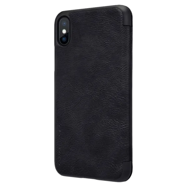 Чехол для смартфона Apple iPhone XS Nillkin/ Flip Cover/ Кожа/ Черный photo 2