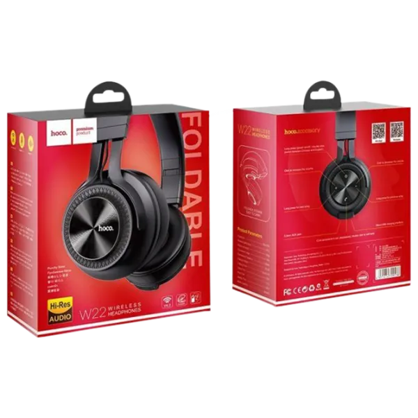 Наушники Hoco W22 Talent sound Черный Беспроводные/ Персональный photo 3 Наушники Hoco W22 Talent sound Черный Беспроводные/ Персональный photo 3