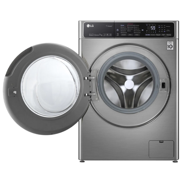 Стиральная машина LG F2T9HS9S Direct Drive/AI DD/Steam/7 кг/Серебряный photo 6 Стиральная машина LG F2T9HS9S Direct Drive/AI DD/Steam/7 кг/Серебряный photo 6