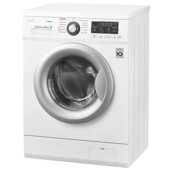 Mașină de spălat LG F12B8WDS7 Direct Drive/Steam/6 Motion DD/6.5 kg/White photo 4 Mașină de spălat LG F12B8WDS7 Direct Drive/Steam/6 Motion DD/6.5 kg/White photo 4