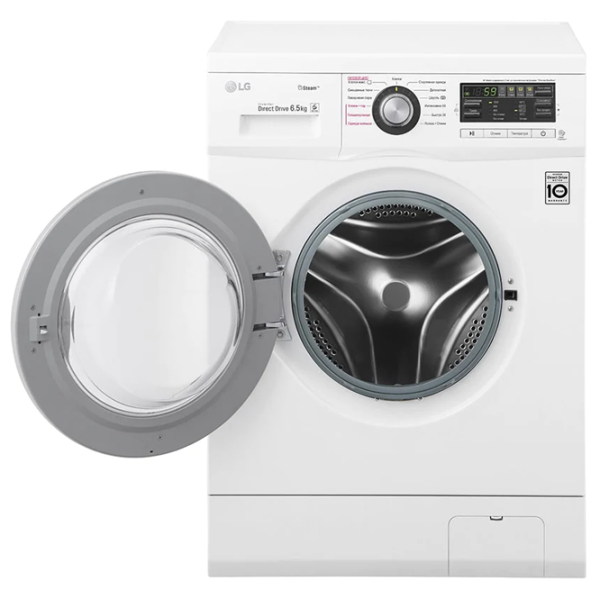 Mașină de spălat LG F12B8WDS7 Direct Drive/Steam/6 Motion DD/6.5 kg/White photo 6 Mașină de spălat LG F12B8WDS7 Direct Drive/Steam/6 Motion DD/6.5 kg/White photo 6