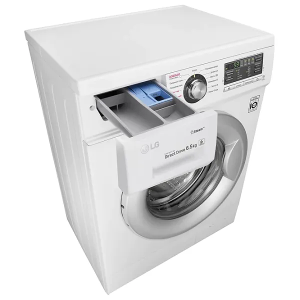 Mașină de spălat LG F12B8WDS7 Direct Drive/Steam/6 Motion DD/6.5 kg/White photo 8 Mașină de spălat LG F12B8WDS7 Direct Drive/Steam/6 Motion DD/6.5 kg/White photo 8