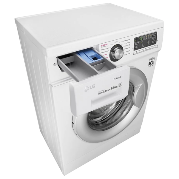 Mașină de spălat LG F12B8WDS7 Direct Drive/Steam/6 Motion DD/6.5 kg/White photo 8 Mașină de spălat LG F12B8WDS7 Direct Drive/Steam/6 Motion DD/6.5 kg/White photo 8