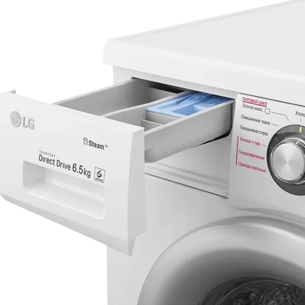 Mașină de spălat LG F12B8WDS7 Direct Drive/Steam/6 Motion DD/6.5 kg/White photo 9 Mașină de spălat LG F12B8WDS7 Direct Drive/Steam/6 Motion DD/6.5 kg/White photo 9