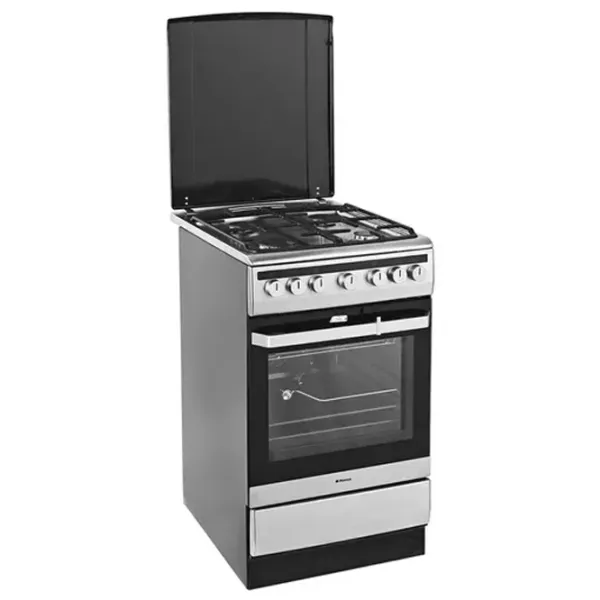 Плита Hansa FCMX59120 Газовая/ Нержавеющая сталь/ Черный photo 2 Плита Hansa FCMX59120 Газовая/ Нержавеющая сталь/ Черный photo 2