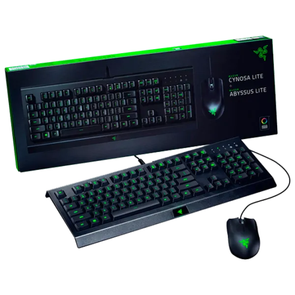 Tastatură Razer Cynosa Lite & Abyssus Lite Cu fir/ Black photo 5