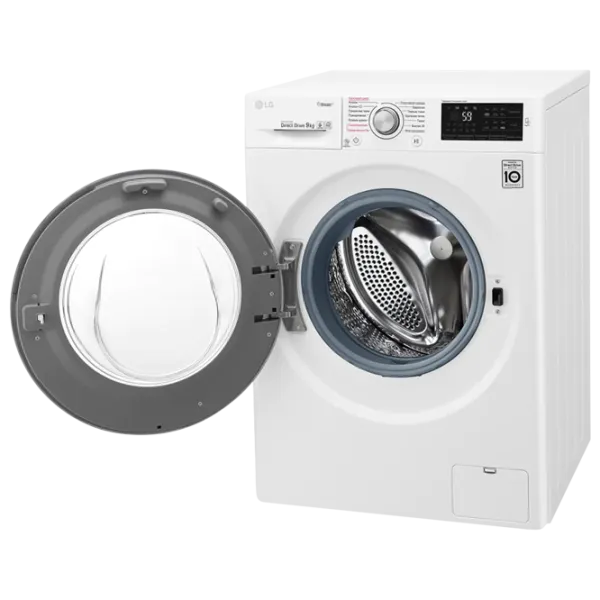 Mașină de spălat LG F4M5VS4W Direct Drive/Steam/6 Motion DD/9 kg/White photo 6 Mașină de spălat LG F4M5VS4W Direct Drive/Steam/6 Motion DD/9 kg/White photo 6