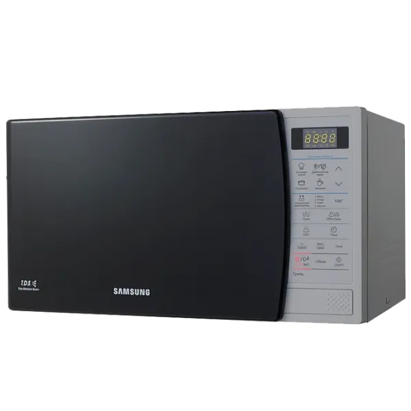 Микроволновая печь Samsung GE83KRS-1/ BW Отдельно стоящий/ 800 Вт/ Серебристый photo 2