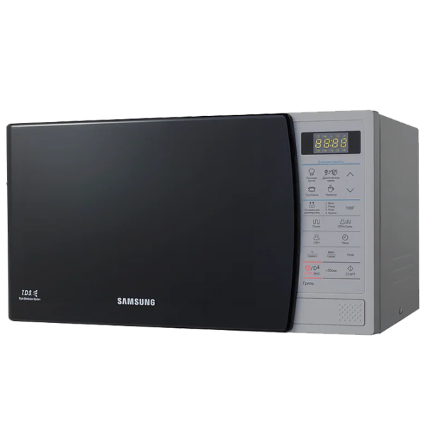 Микроволновая печь Samsung GE83KRS-1/ BW Отдельно стоящий/ 800 Вт/ Серебристый photo 2