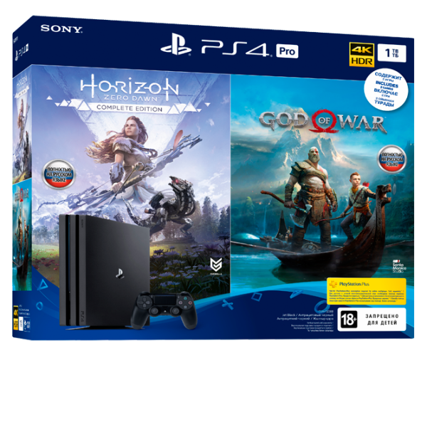 Sony Playstation 4 PRO Black photo 2