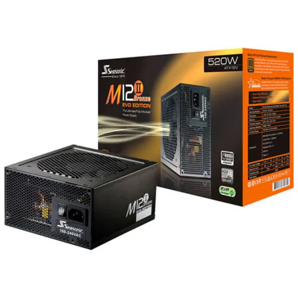 Блок питания Seasonic M12II EVO 520 Bronze SS-520GM2 80+ Bronze/ 520 Вт photo 4