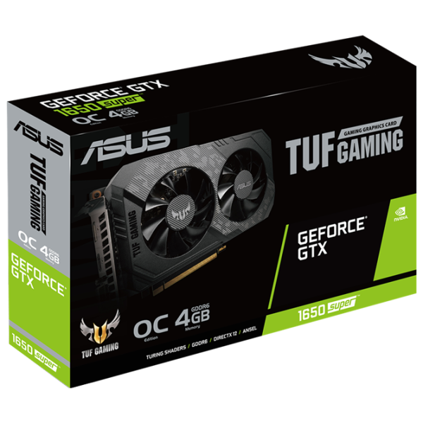Видеокарта Asus GeForce GTX 1650 SUPER TUF Gaming PCI Express x16 3.0 / 4 ГБ photo 6 Видеокарта Asus GeForce GTX 1650 SUPER TUF Gaming PCI Express x16 3.0 / 4 ГБ photo 6