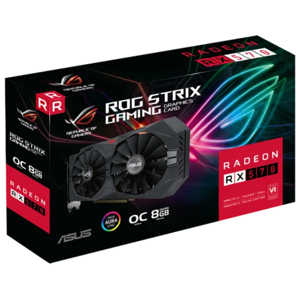 Видеокарта Asus Radeon RX 570 ROG STRIX GAMING PCI Express 3.0 / 8 ГБ photo 5