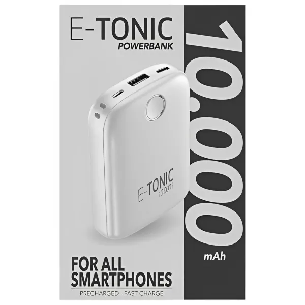 Power Bank Cellularline E-Tonic 10000 mAh/ White photo 5 Power Bank Cellularline E-Tonic 10000 mAh/ White photo 5
