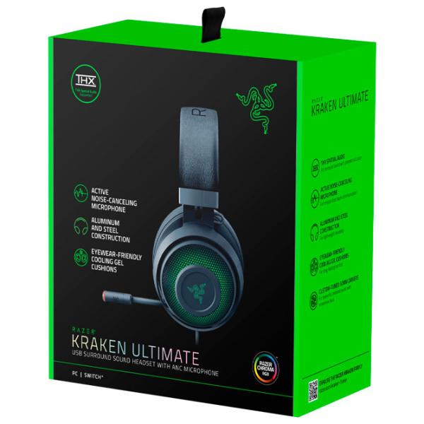 Căști Razer Kraken Ultimate Black Cu fir/ Gaming photo 5