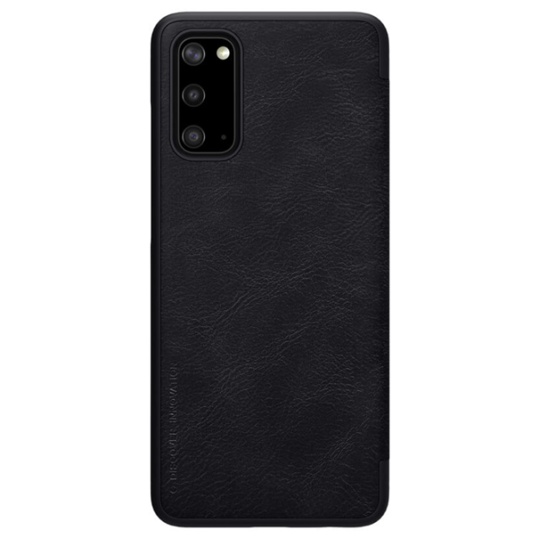 Husă pentru smartphone Samsung Galaxy S20+ Nillkin/ Flip Cover/ Piele/ Black photo 2