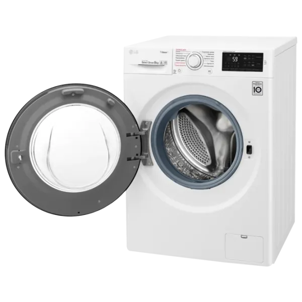 Стиральная машина LG F4M5TS6W Direct Drive/Steam/6 Motion DD/8 кг/Белый photo 7 Стиральная машина LG F4M5TS6W Direct Drive/Steam/6 Motion DD/8 кг/Белый photo 7