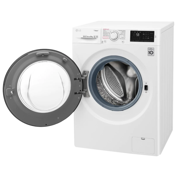 Стиральная машина LG F4M5TS6W Direct Drive/Steam/6 Motion DD/8 кг/Белый photo 7 Стиральная машина LG F4M5TS6W Direct Drive/Steam/6 Motion DD/8 кг/Белый photo 7