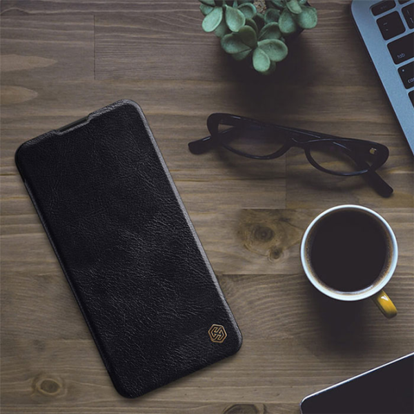 Husă pentru smartphone Xiaomi Redmi 8 Nillkin/ Flip Cover/ Piele/ Black photo 4 Husă pentru smartphone Xiaomi Redmi 8 Nillkin/ Flip Cover/ Piele/ Black photo 4