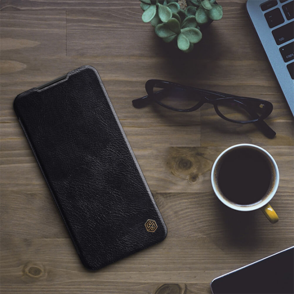 Husă pentru smartphone Xiaomi Redmi Note 8T Nillkin/ Flip Cover/ Piele/ Black photo 4 Husă pentru smartphone Xiaomi Redmi Note 8T Nillkin/ Flip Cover/ Piele/ Black photo 4