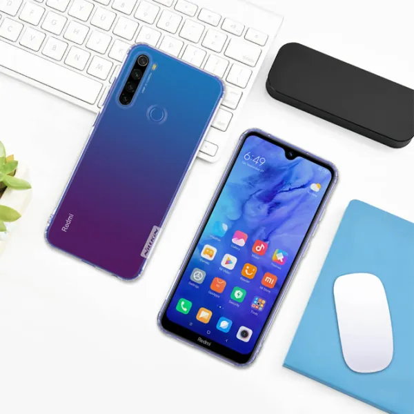 Husă pentru smartphone Xiaomi Redmi Note 8T Nillkin/ Back/ TPU/ Transparent White photo 5