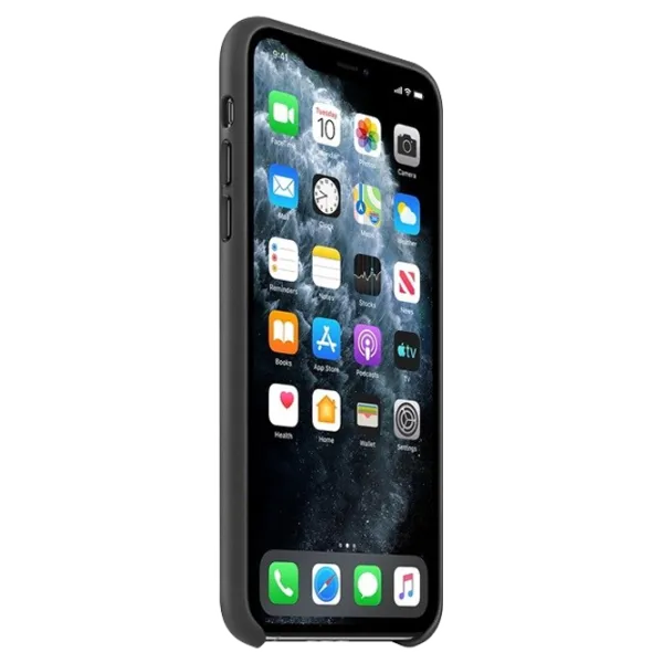 Husă pentru smartphone Apple iPhone 11 Pro Max Cover X/ Back/ Piele/ Black photo 2
