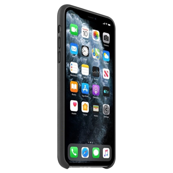 Husă pentru smartphone Apple iPhone 11 Pro Max Cover X/ Back/ Piele/ Black photo 2