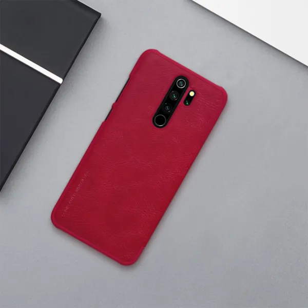 Husă pentru smartphone Xiaomi Redmi Note 8 Pro Nillkin/ Flip Cover/ Piele/ Red photo 4 Husă pentru smartphone Xiaomi Redmi Note 8 Pro Nillkin/ Flip Cover/ Piele/ Red photo 4