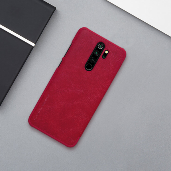 Husă pentru smartphone Xiaomi Redmi Note 8 Pro Nillkin/ Flip Cover/ Piele/ Red photo 4 Husă pentru smartphone Xiaomi Redmi Note 8 Pro Nillkin/ Flip Cover/ Piele/ Red photo 4