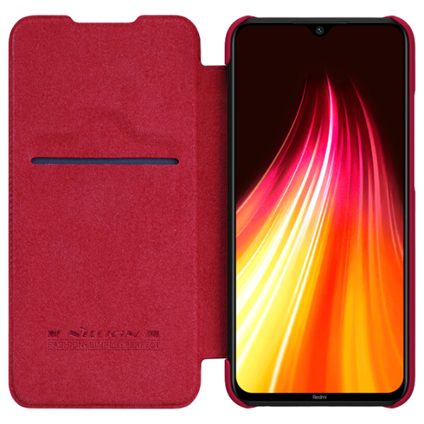 Husă pentru smartphone Xiaomi Redmi Note 8 Nillkin/ Flip Cover/ Piele/ Red photo 3 Husă pentru smartphone Xiaomi Redmi Note 8 Nillkin/ Flip Cover/ Piele/ Red photo 3