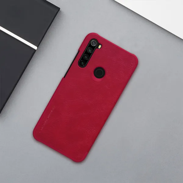 Husă pentru smartphone Xiaomi Redmi Note 8 Nillkin/ Flip Cover/ Piele/ Red photo 4 Husă pentru smartphone Xiaomi Redmi Note 8 Nillkin/ Flip Cover/ Piele/ Red photo 4