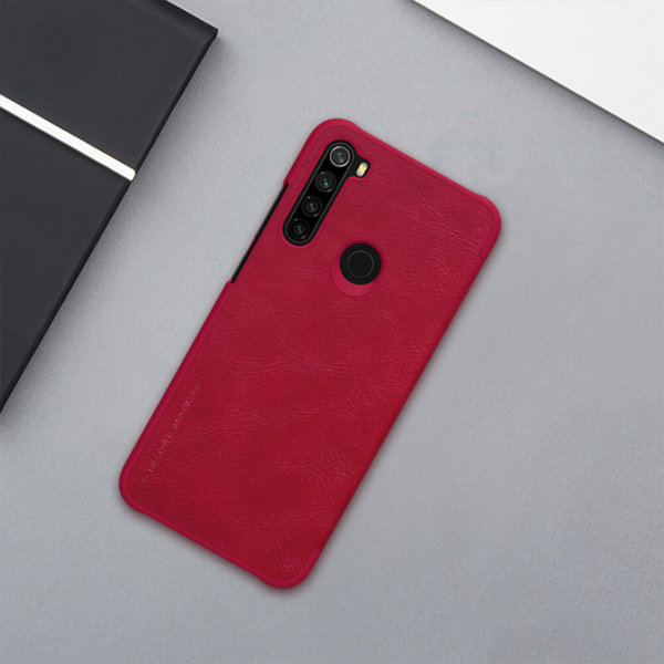 Husă pentru smartphone Xiaomi Redmi Note 8 Nillkin/ Flip Cover/ Piele/ Red photo 4 Husă pentru smartphone Xiaomi Redmi Note 8 Nillkin/ Flip Cover/ Piele/ Red photo 4