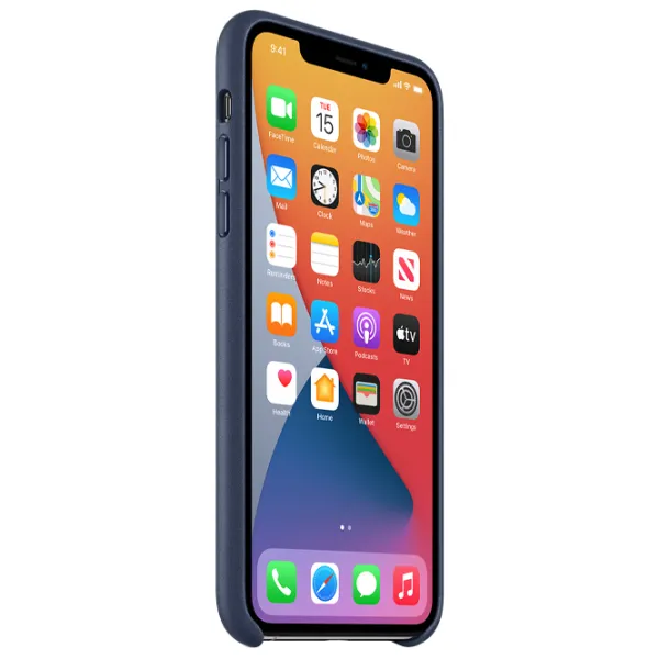 Husă pentru smartphone Apple iPhone 11 Pro Apple/ Back/ Piele/ Midnight Blue photo 3 Husă pentru smartphone Apple iPhone 11 Pro Apple/ Back/ Piele/ Midnight Blue photo 3