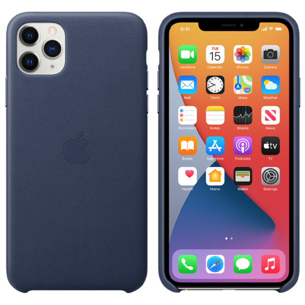 Husă pentru smartphone Apple iPhone 11 Pro Apple/ Back/ Piele/ Midnight Blue photo 4 Husă pentru smartphone Apple iPhone 11 Pro Apple/ Back/ Piele/ Midnight Blue photo 4
