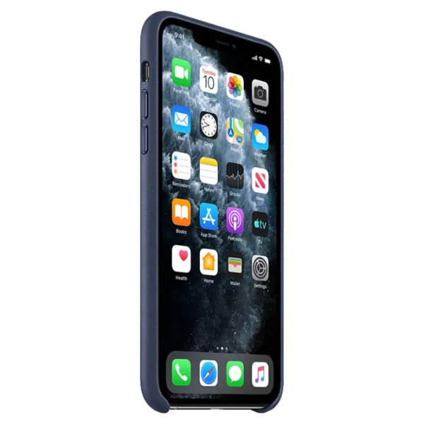 Husă pentru smartphone Apple iPhone 11 Pro Max Apple/ Back/ Piele/ Midnight Blue photo 2 Husă pentru smartphone Apple iPhone 11 Pro Max Apple/ Back/ Piele/ Midnight Blue photo 2