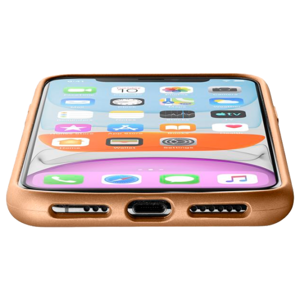 Husă pentru smartphone Apple iPhone 11 Cellularline/ Back/ TPU/ Bronze Brown photo 3 Husă pentru smartphone Apple iPhone 11 Cellularline/ Back/ TPU/ Bronze Brown photo 3