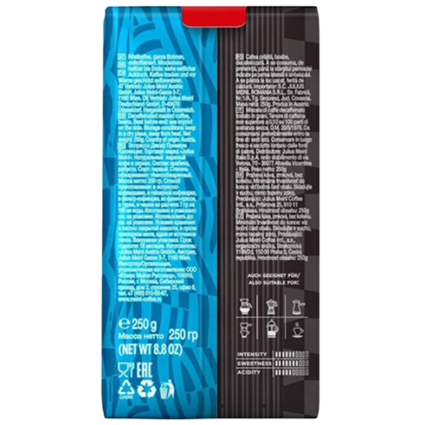 Cafea Julius Meinl Espresso Decaf Boabe/ Premium/ 250 g photo 2