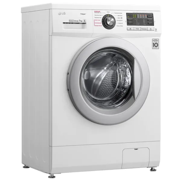 Стиральная машина LG F1296HDS1 Direct Drive/Steam/6 Motion DD/7 кг/Белый photo 2
