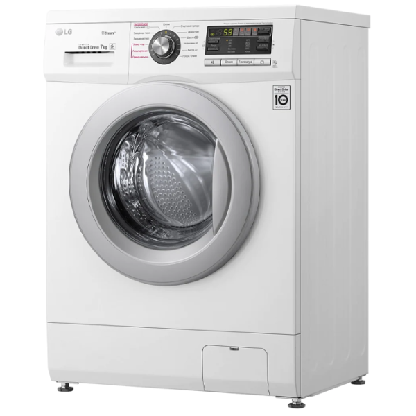 Стиральная машина LG F1296HDS1 Direct Drive/Steam/6 Motion DD/7 кг/Белый photo 3