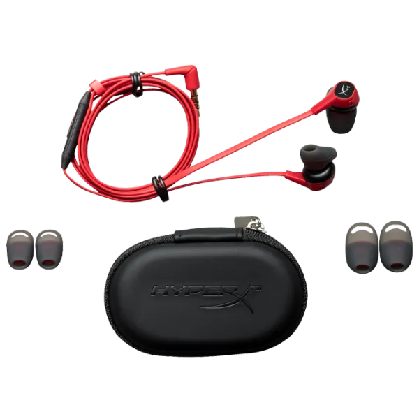 Наушники HyperX Cloud Earbuds Черный Красный Проводная/ Игровой photo 4