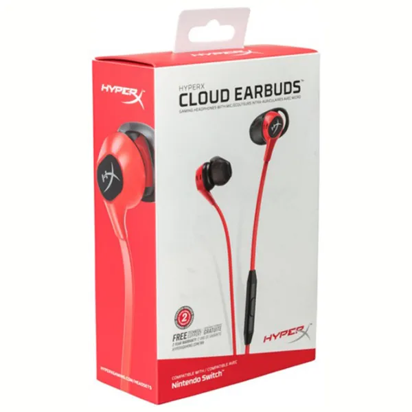 Наушники HyperX Cloud Earbuds Черный Красный Проводная/ Игровой photo 5